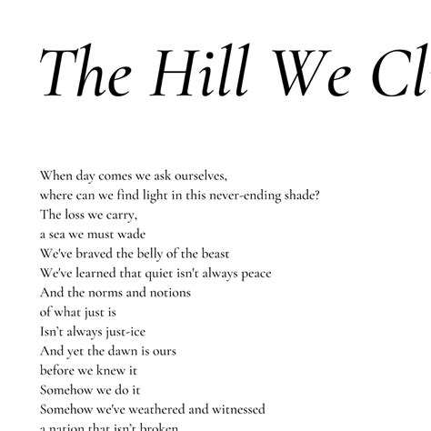 the hill we climb full poem printable
