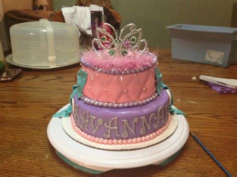 A Beautiful Birthday Cake For A 5 Year Old Princess She Adored Her