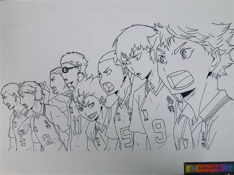 Haikyuu Anime Drawing Easy Anime Wallpaper Hd