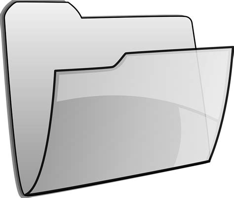 File Folder Vector Graphics Icono Carpeta Transparente Clipart Full