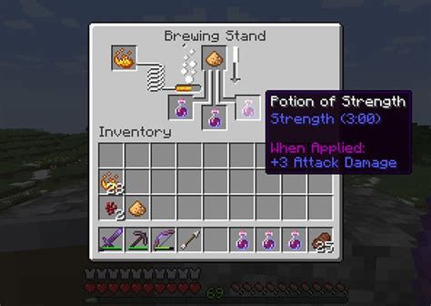 How To Make Strength Potions In Minecraft