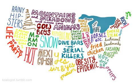 United States Stereotypes Map Tells It Like It Is Incredible Things