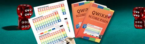 Qwixx Score Pads Dice Game Score Sheets Deluxe Qwixx Score Sheets