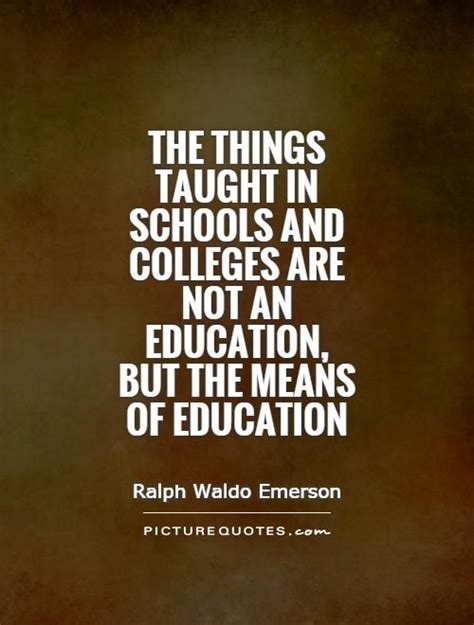 Emerson Quotes On Education Quotesgram