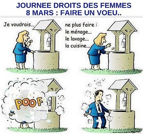 Cette célébration puise ses origines dans les manifestations féministes du début du 20ème siècle. Dessins humoristiques "journée des droits de la femme"