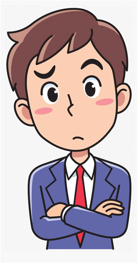 Graphics person open, person thinking cartoon, comics, angle png. Person Thinking Cartoon Clipart , Png Download - Man ...