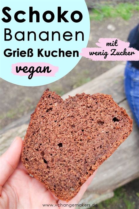 Der apfelkuchen mit wenig zucker. Rezept: Schokoladen Bananen Grieß Kuchen mit wenig Zucker ...