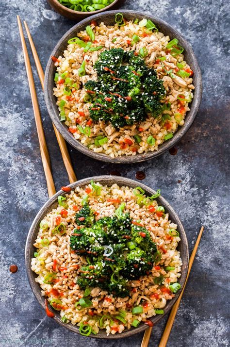 It makes it easier to eat healthy on a budget, and who among us isn't trying to do that? Asian Ground Turkey and Broccoli Cauliflower Rice Bowls ...