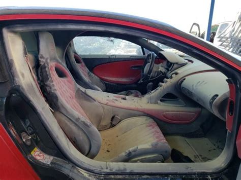 This Fire Damaged Bugatti Chiron Is The King Of Salvage Supercars