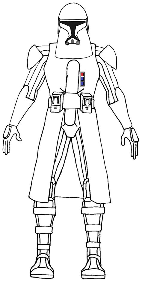 Star Wars Clone Trooper Coloring Pages Sketch Coloring Page