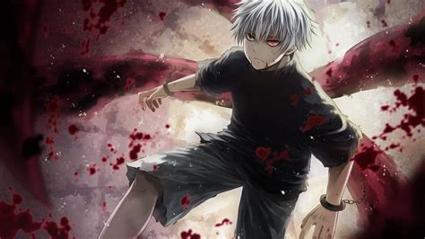 Fond Décran Anime Kaneki Ken Tokyo Ghoul 1920x1080 Кун 235417