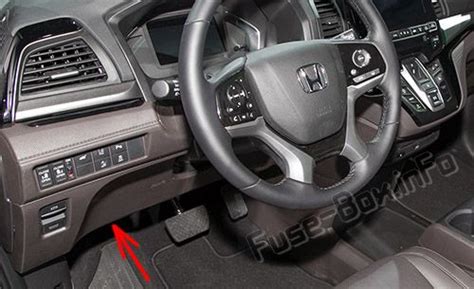 If any electrical devices are not working, turn the ignition switch to lock 0*1 and check to see if any applicable fuse is blown. Fuse Box Diagram Honda Odyssey (2018-2019..)