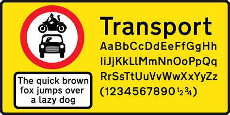 British Road Signs Signage Transportation