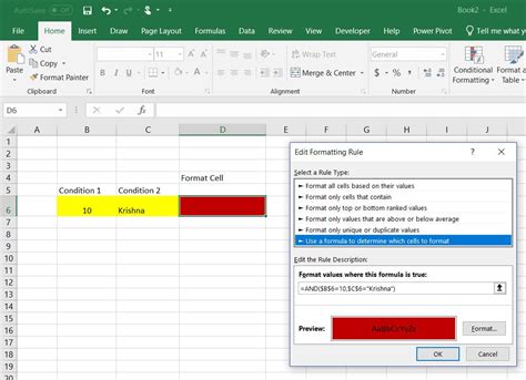 Excel Conditional Formatting Based On Multiple Cell Text Values