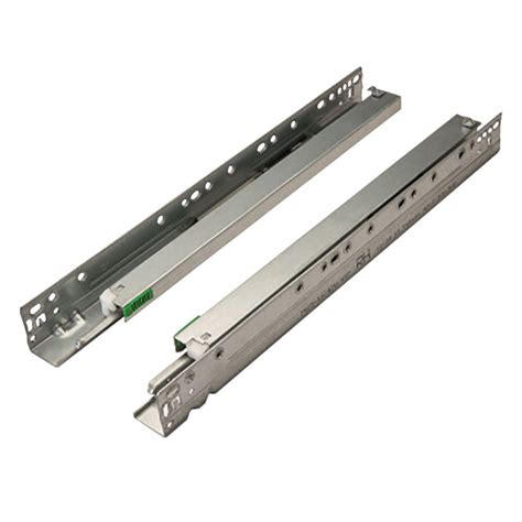 Kitchen cabinet drawer slides bottom mount. Prime-Line 17-3/4 in. White Bottom Mount Drawer Slides Set ...
