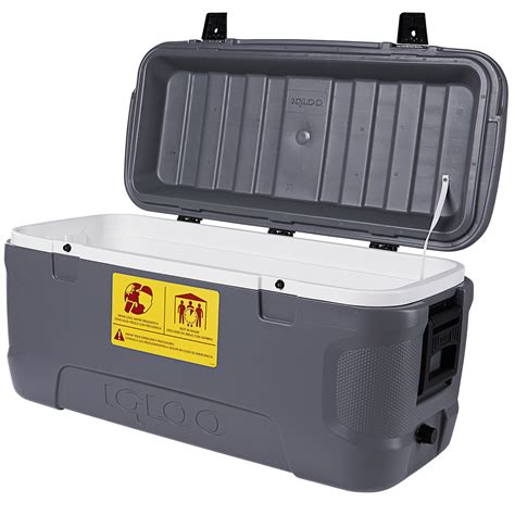 Igloo 50199 Workman 150 Qt Gray Cooler With Side Swing Handles