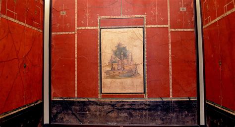 309 Roman Architecture Third Style Wall Painting C 20 Bc To C 20 Ad