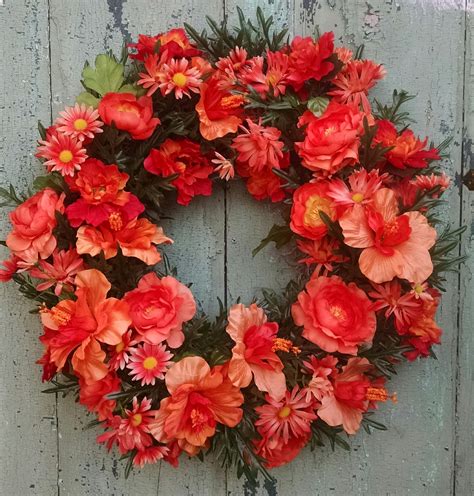 Exotic Orange 20″ Wreath Inspired Designs By Keith Phelps