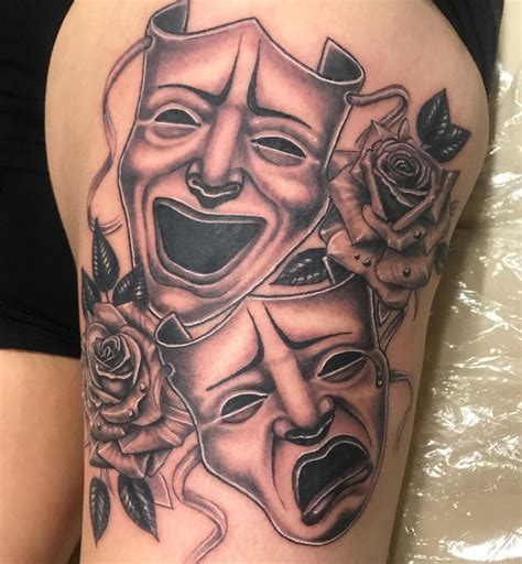 Traditional Smile Now Cry Later Tattoo Bospixel