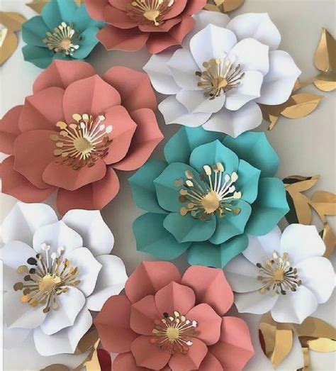 We hope this pictures will give you some good ideas for your project, you can see another items of this gallery. Molde de flores en papel o cartulina