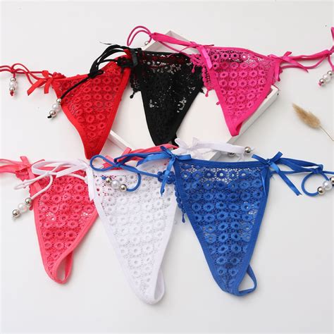Newest Sexy Lace Knickers Panties Lingerie Briefs Thongs G String