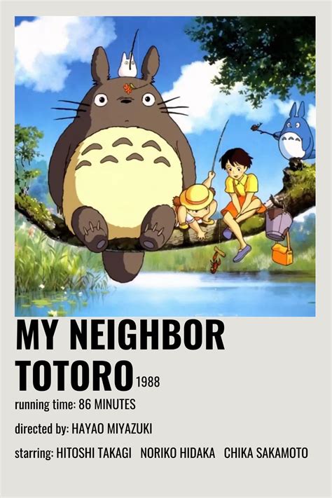 My Neighbor Totoro Movie Poster In 2021 Anime Films Anime Minimalist