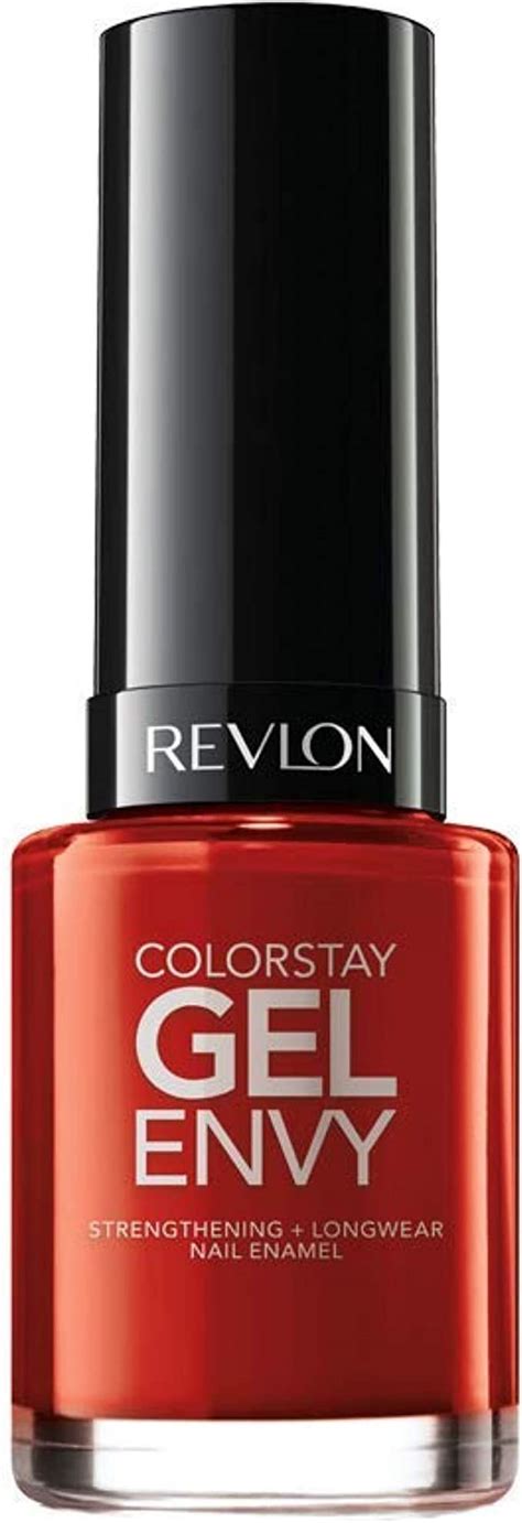 Revlon Colorstay Envy Gel Nail Polish No 550 All On Red 12 Ml Amazon