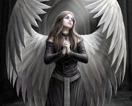Often portrayed as regular angels, but with skimpier outfits (often with a red and black motif) and a bit sluttier personalities (they're usually female. Prayer for the Fallen - Other & Anime Background ...
