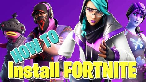 How To Install Fortnite Windows 10 Pc Youtube