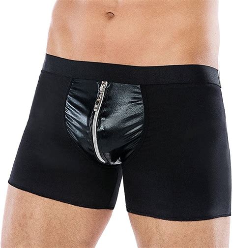 Fymnsi Sexy Men S Lingerie Mesh Sheer Boxer G String Briefs Underwear