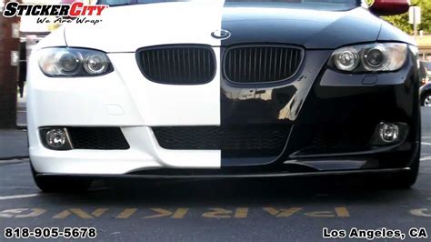 Two Faced BMW 3 Series Wrap by Sticker City - YouTube