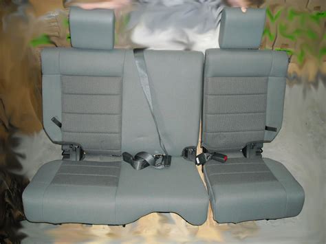 Jeep Wrangler Oem Rear 6040 Split Folding Seat W Seat Belts Cbjeep