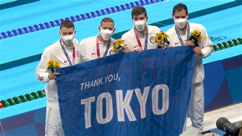 Us Swim Teams Golden Olympic Games In Tokyo Nbc Olympics