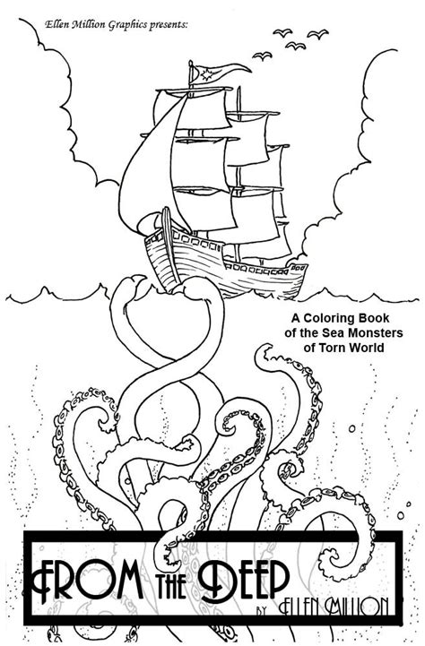 From The Deep A Coloring Book Of Sea Monsters By Ellen Million Goodreads