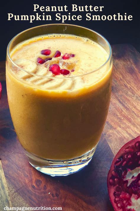 Peanut Butter Pumpkin Spice Smoothie Recipe With Images