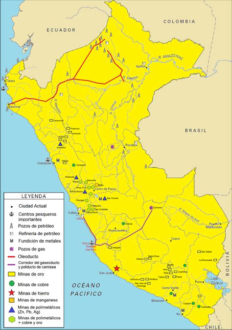 Social Site Colegio Maristas Mapa De La Minería En El Perú