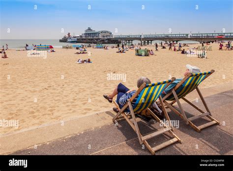 Bournemouth Deckchairs Pier Hi Res Stock Photography And Images Alamy