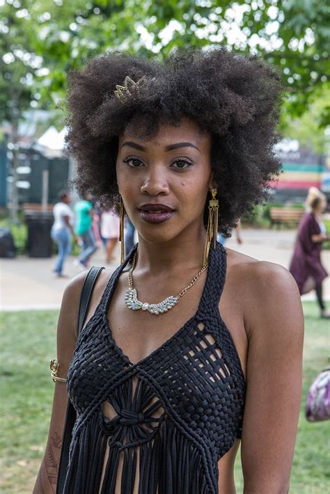 Afropunk Fest Natural Hair Street Style Popsugar Beauty Photo