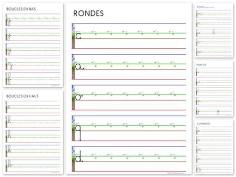 Les 26 fiches d'écriture cursive (minuscule) pour s'entraîner à tracer les lettres de l'alphabet français en attaché. cahier et fiches d'écriture cursive - lettres et alphabet ...
