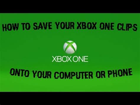 There is no option to download. HOW TO SAVE XBOX ONE CLIPS ONTO YOUR COMPUTER (2017) - YouTube