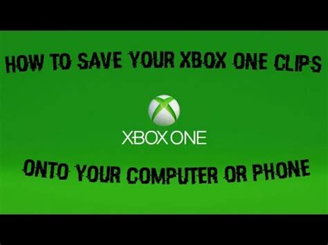 I would like to receive brendan lowry is a windows central writer and oakland university graduate with a burning passion for video games, of. HOW TO SAVE XBOX ONE CLIPS ONTO YOUR COMPUTER (2017) - YouTube