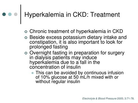 Ppt Management Of Hyperkalemia In Ckd Patients Powerpoint