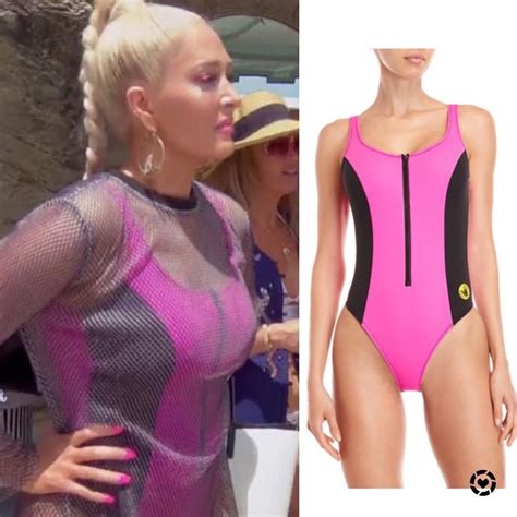 Who knew that a fun party game of two truths and a lie would leave everybody shocked and puzzled? Erika Jayne Girardi's Hot Pink Swimsuit | Hot pink ...