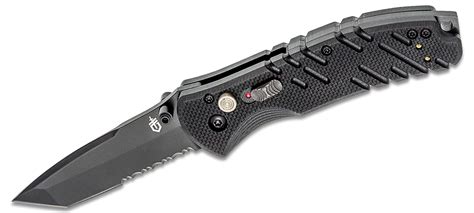 Gerber Propel Ao Assisted Folding Knife 35 Black Tanto Combo Blade