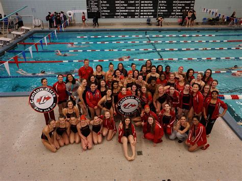 Canton Girls Swim Team Cruises To Division Title Usa Today High