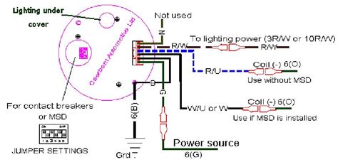 Wiring Diagram Autometer Tach