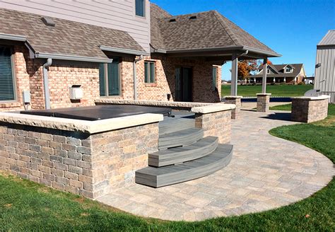 Deck designs with hot tub and pergola. PHOTOS | Brownsburg Landscape