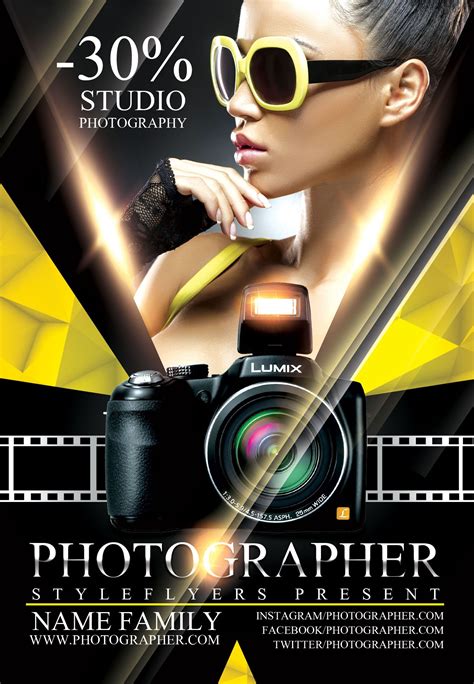 Photographer Free Flyer Psd Template Free Download 12835 Psd