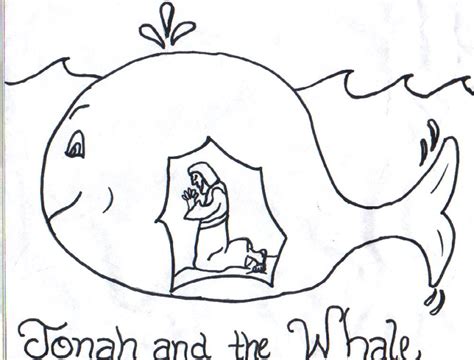 Jonah and the whale color page. Jonah Clipart - Clipartion.com