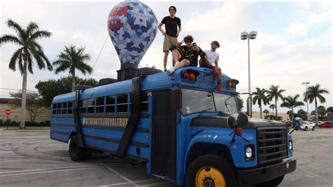 Fortnite Battle Bus In Real Life Youtube